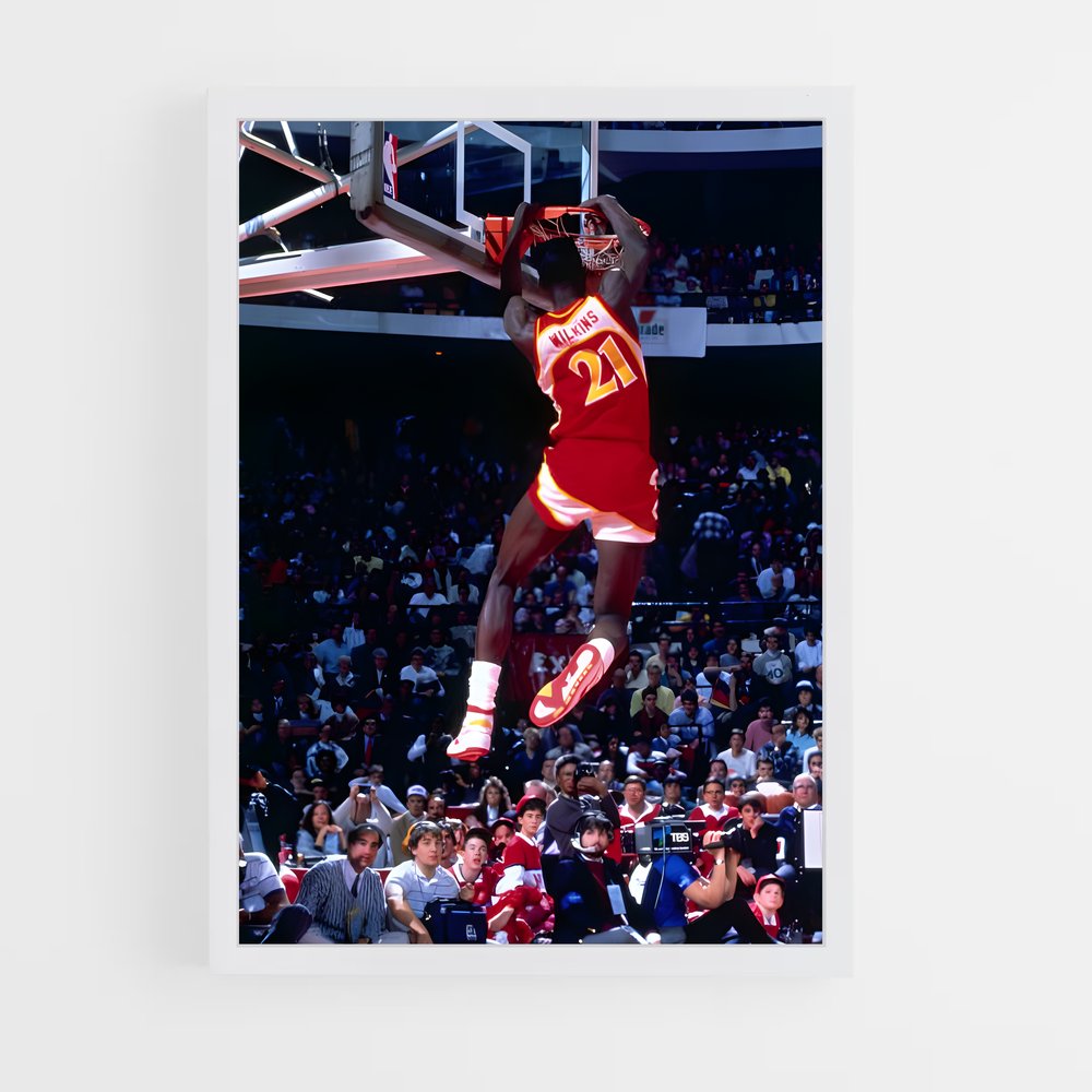 Poster La Danse des Dunks – affiche Basketball (vue 3)